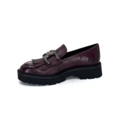Regarde Le Ciel Dalia 06 Cuir Bordeaux*Femme Mocassins
