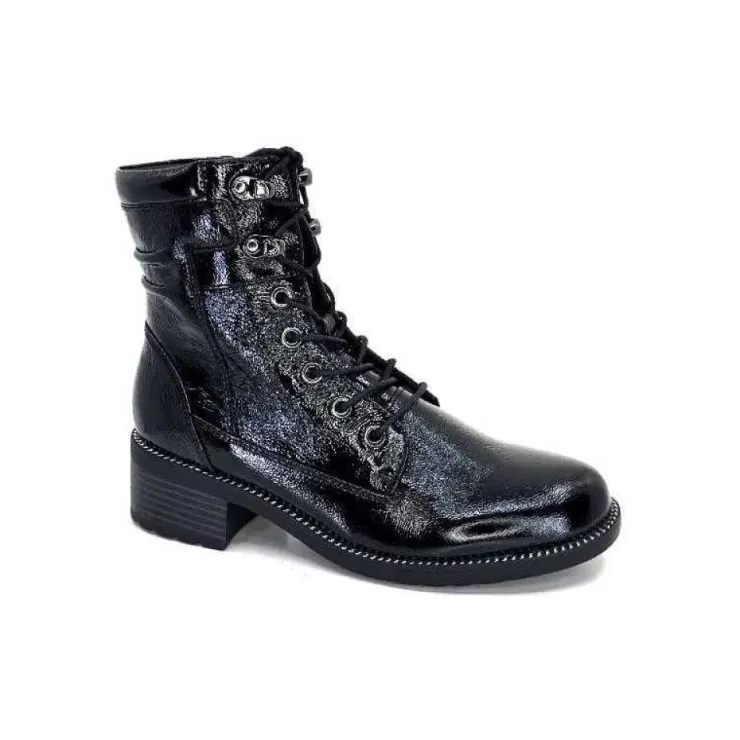 Regarde Le Ciel Emily 40 Cuir Noir*Femme Bottines