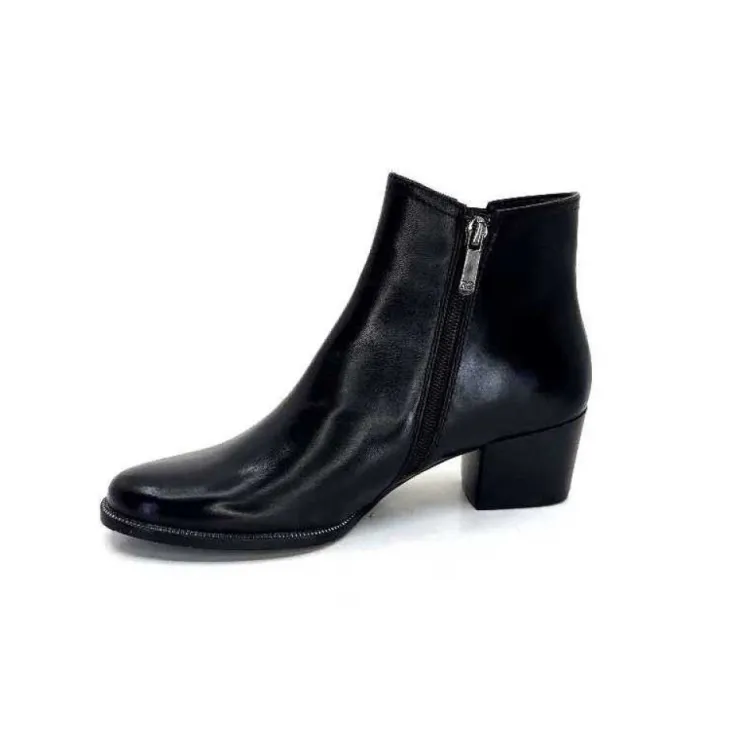 Regarde Le Ciel Isabel 56 Delice Cuir Noir*Femme Bottines