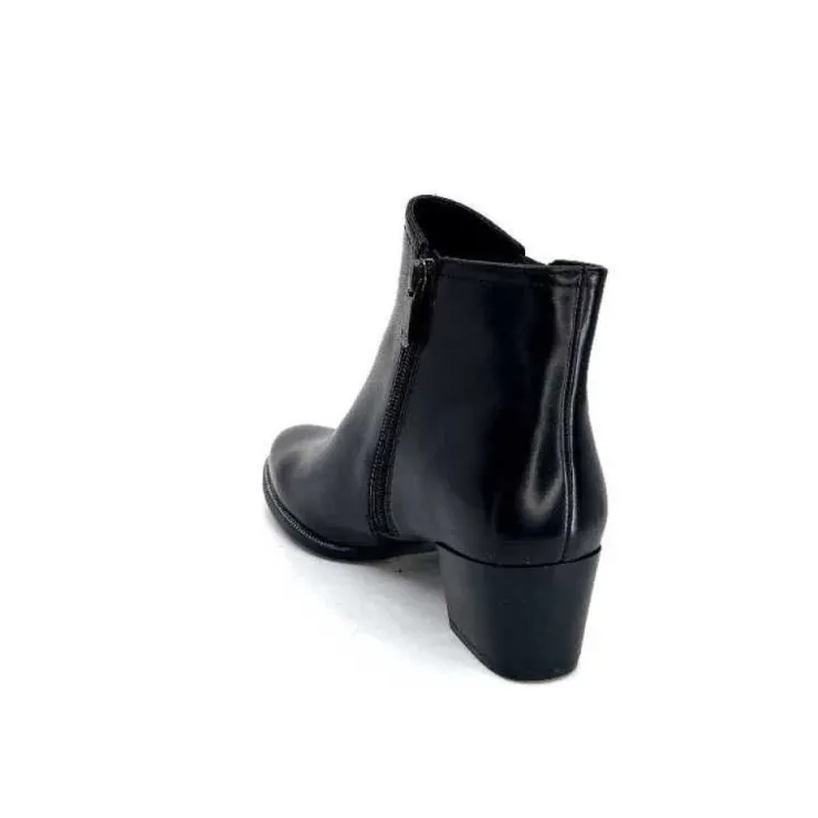 Regarde Le Ciel Isabel 56 Delice Cuir Noir*Femme Bottines