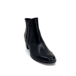 Regarde Le Ciel Isabel 56 Delice Cuir Noir*Femme Bottines