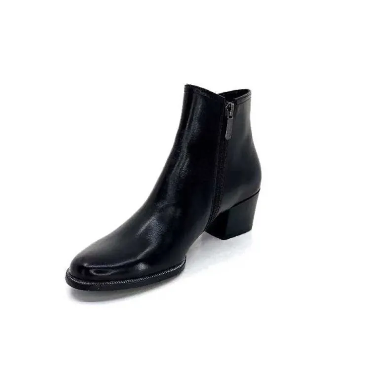 Regarde Le Ciel Isabel 56 Delice Cuir Noir*Femme Bottines