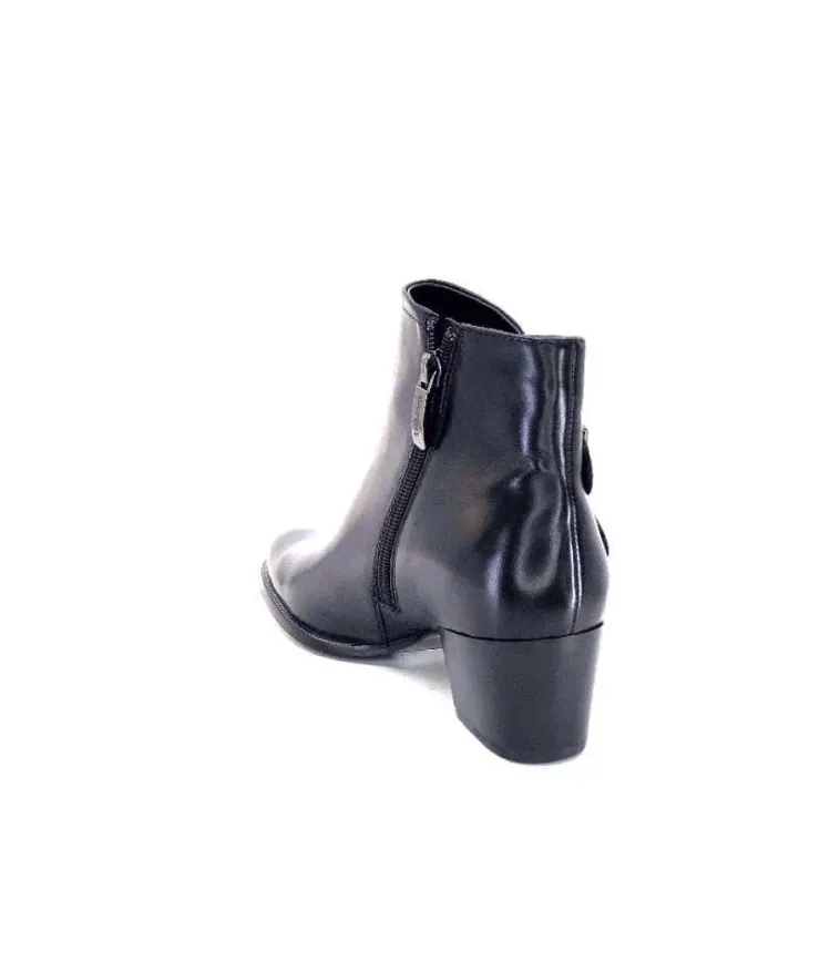 Regarde Le Ciel Isabel117 Cuir Noir*Femme Bottines