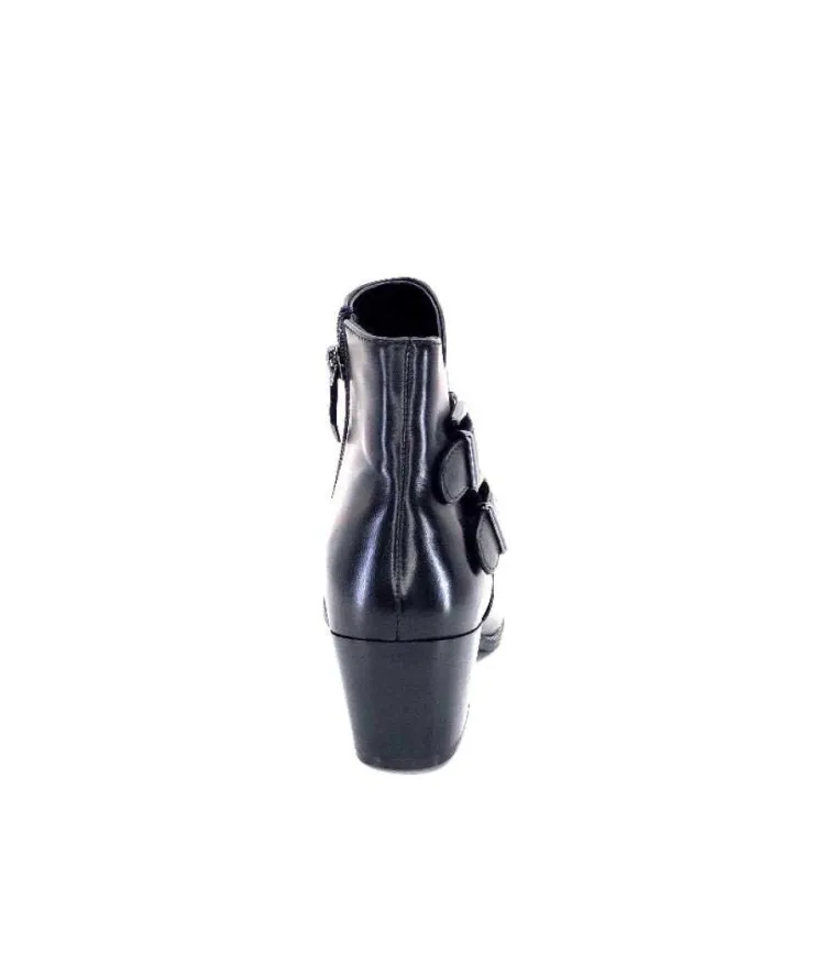 Regarde Le Ciel Isabel117 Cuir Noir*Femme Bottines