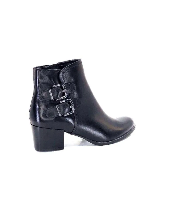 Regarde Le Ciel Isabel117 Cuir Noir*Femme Bottines