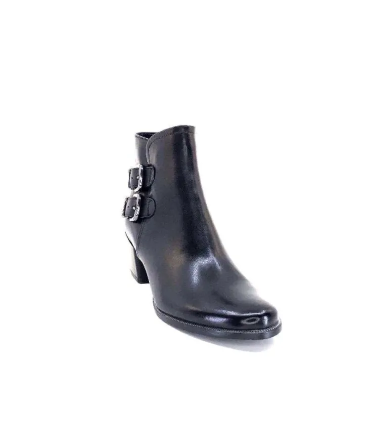 Regarde Le Ciel Isabel117 Cuir Noir*Femme Bottines