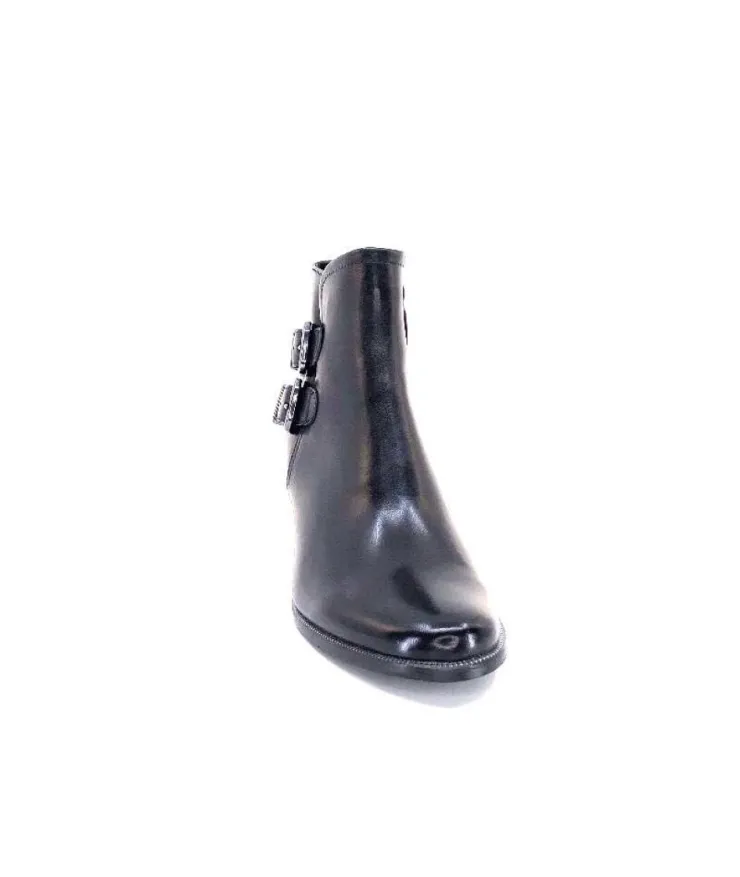 Regarde Le Ciel Isabel117 Cuir Noir*Femme Bottines
