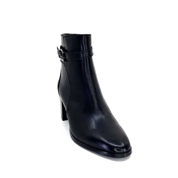 Regarde Le Ciel Johan 09 Cuir Noir*Femme Bottines