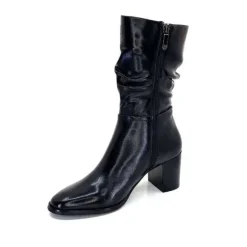 Regarde Le Ciel Johan 11 Cuir Noir*Femme Bottines