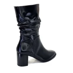 Regarde Le Ciel Johan 11 Cuir Noir*Femme Bottines