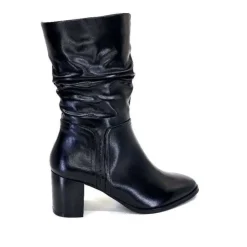 Regarde Le Ciel Johan 11 Cuir Noir*Femme Bottines