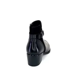 Regarde Le Ciel Jolene 23 Cuir Noir*Femme Bottines