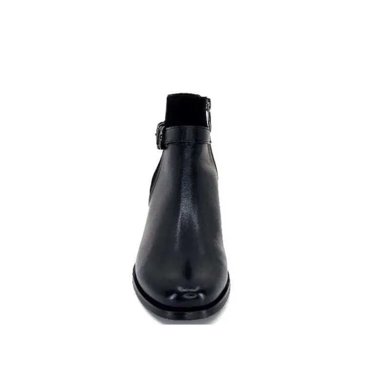 Regarde Le Ciel Jolene 23 Cuir Noir*Femme Bottines