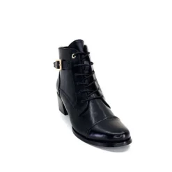 Regarde Le Ciel Jolene 04 Delice Cuir Noir*Femme Bottines