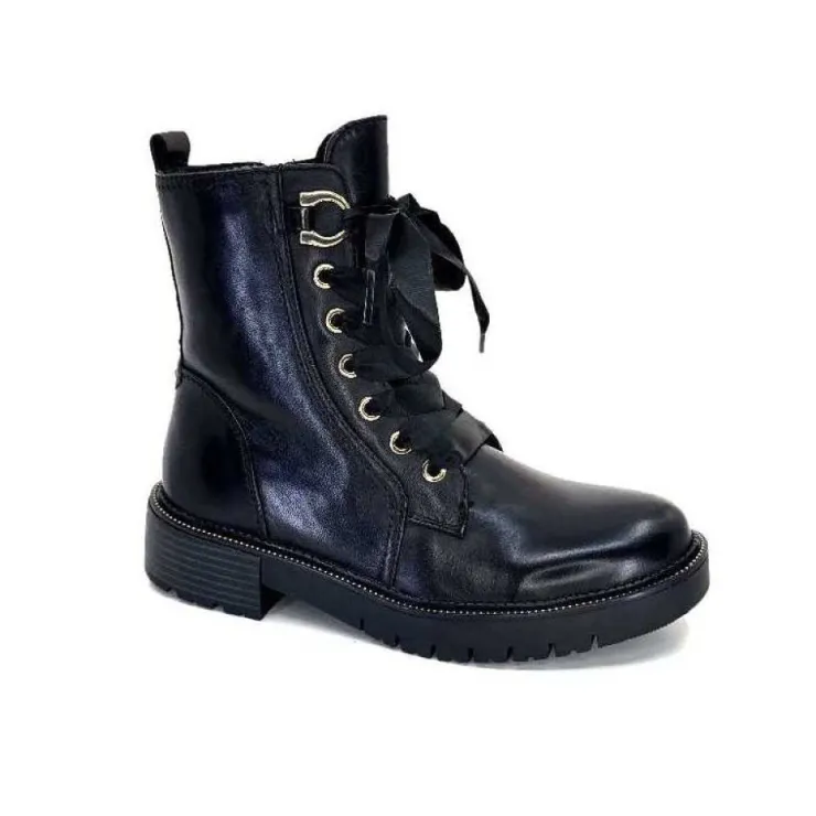 Regarde Le Ciel Josef 08 Cuir Noir*Femme Bottines