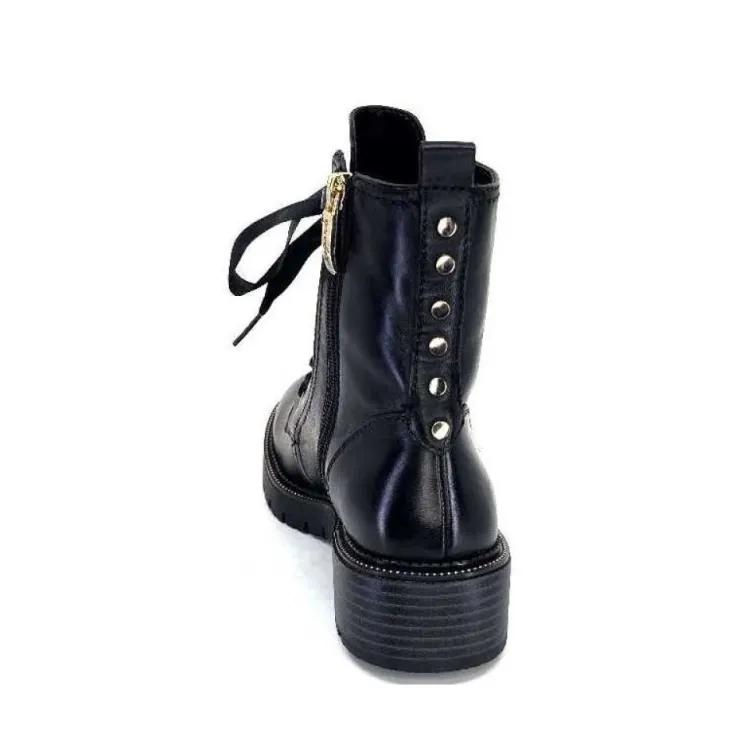 Regarde Le Ciel Josef 08 Cuir Noir*Femme Bottines
