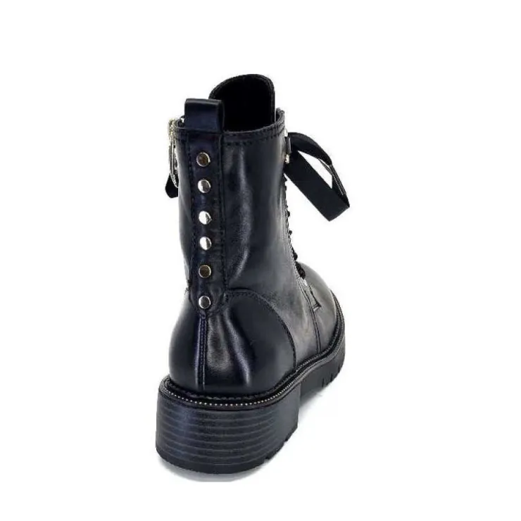 Regarde Le Ciel Josef 08 Cuir Noir*Femme Bottines