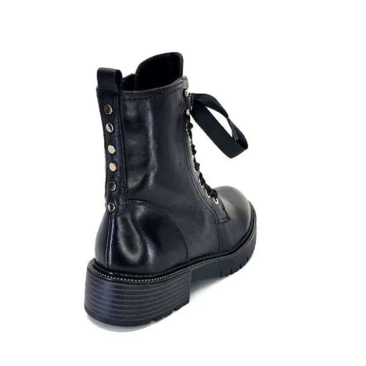Regarde Le Ciel Josef 08 Cuir Noir*Femme Bottines