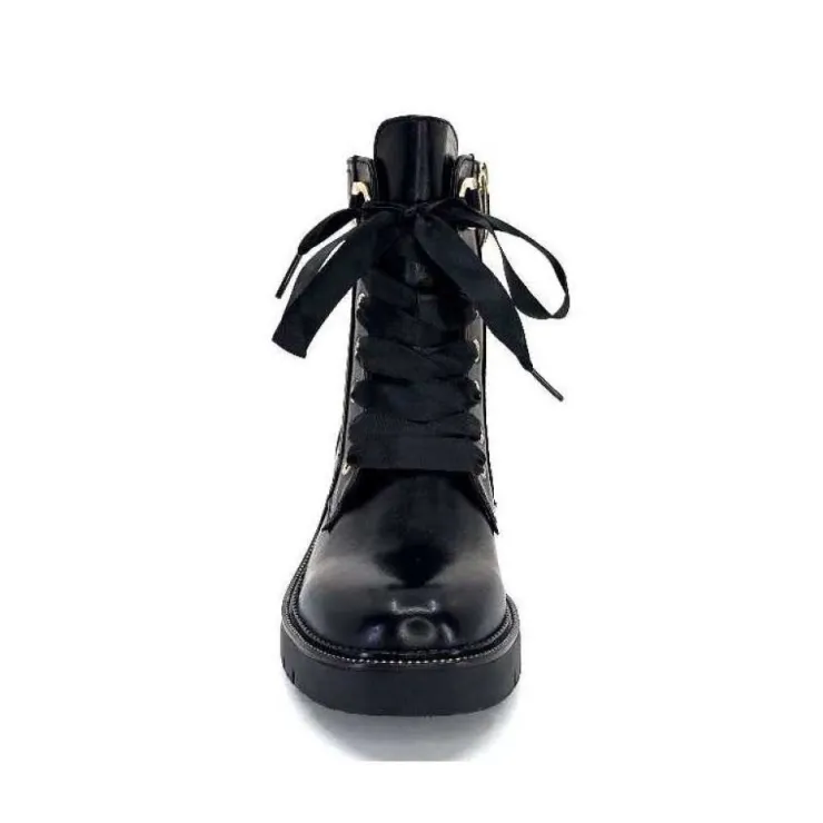 Regarde Le Ciel Josef 08 Cuir Noir*Femme Bottines