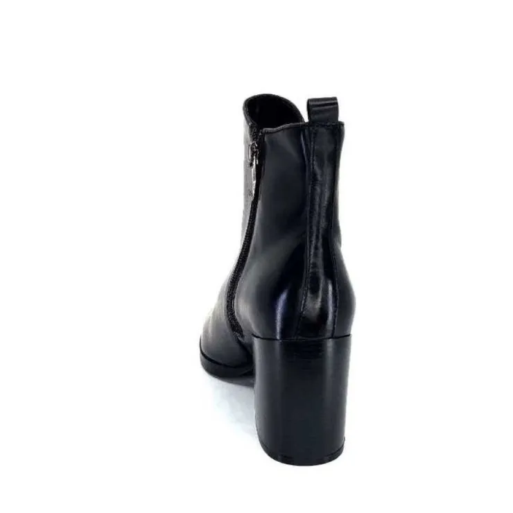 Regarde Le Ciel Marge 02 Cuir Noir*Femme Bottines