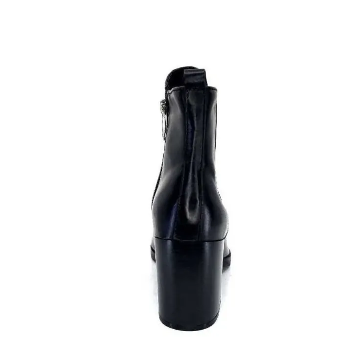 Regarde Le Ciel Marge 02 Cuir Noir*Femme Bottines