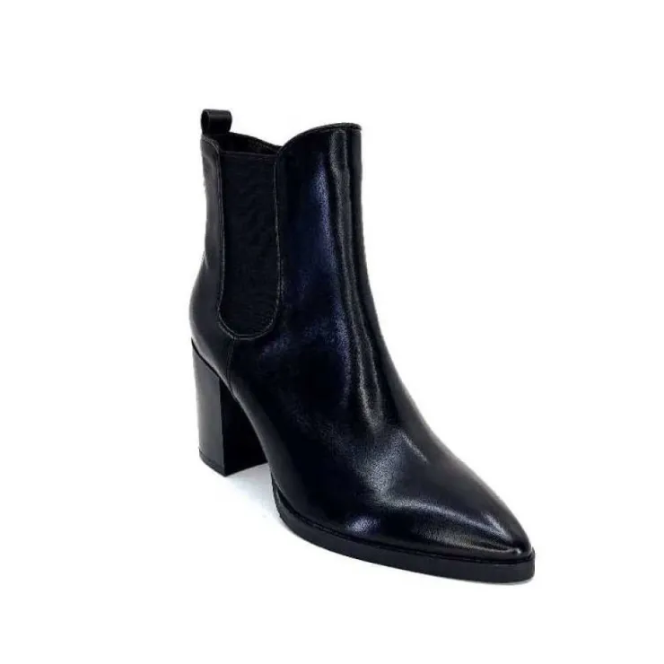 Regarde Le Ciel Marge 02 Cuir Noir*Femme Bottines