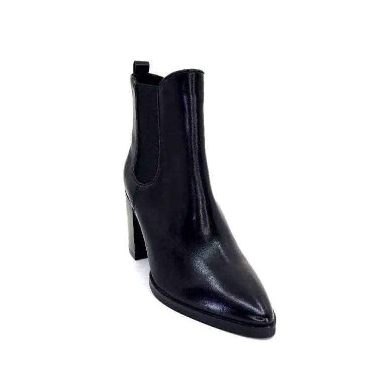 Regarde Le Ciel Marge 02 Cuir Noir*Femme Bottines