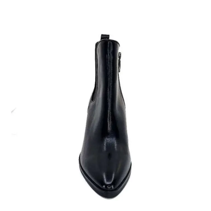 Regarde Le Ciel Marge 02 Cuir Noir*Femme Bottines