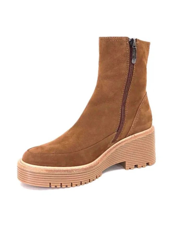 Regarde Le Ciel Marta 01 Daim Marron Noce*Femme Bottines
