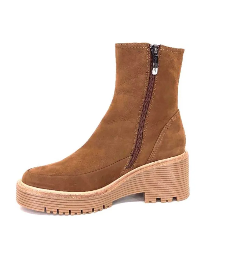 Regarde Le Ciel Marta 01 Daim Marron Noce*Femme Bottines