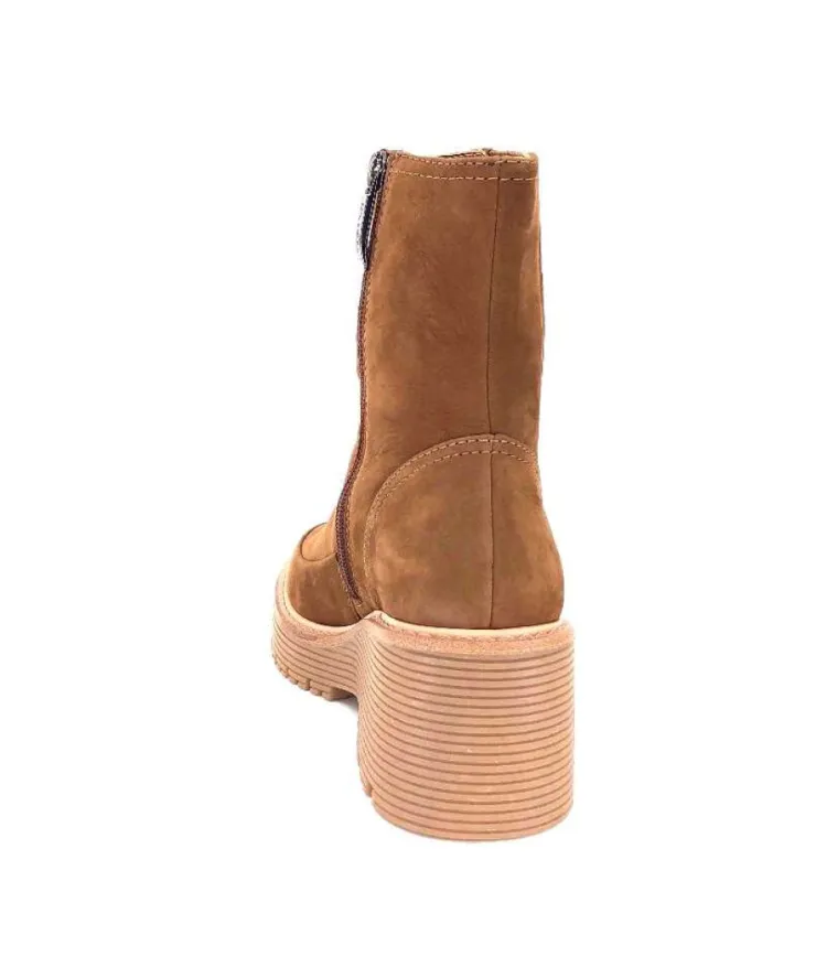 Regarde Le Ciel Marta 01 Daim Marron Noce*Femme Bottines