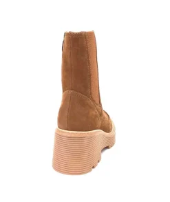 Regarde Le Ciel Marta 01 Daim Marron Noce*Femme Bottines