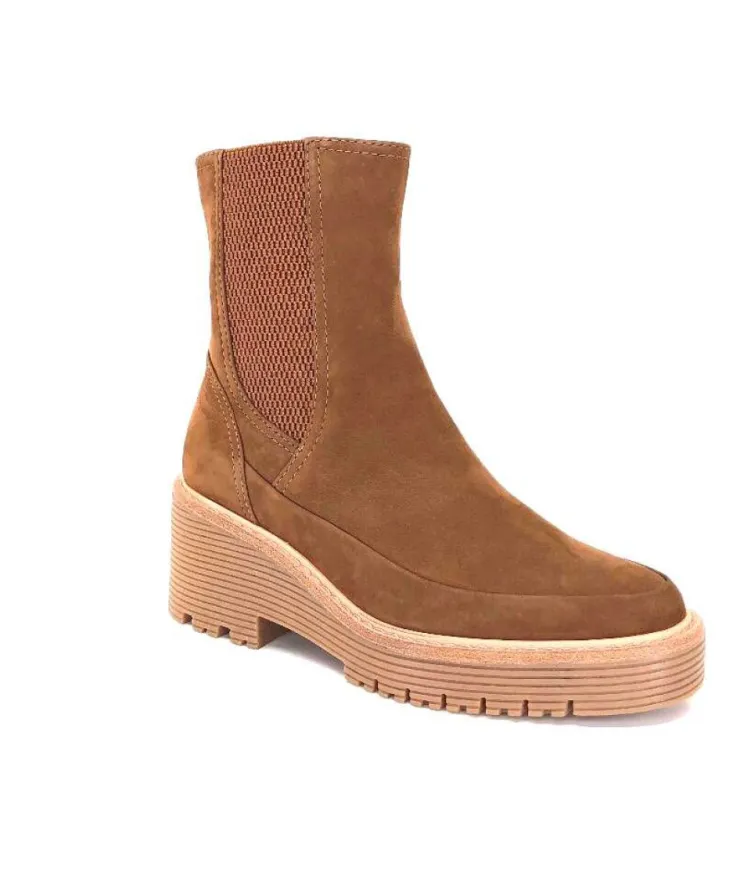 Regarde Le Ciel Marta 01 Daim Marron Noce*Femme Bottines