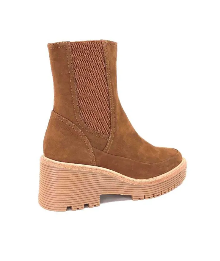 Regarde Le Ciel Marta 01 Daim Marron Noce*Femme Bottines