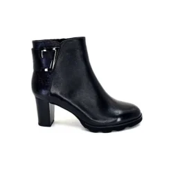 Regarde Le Ciel Patricia F23 Delice Cuir Noir*Femme Bottines