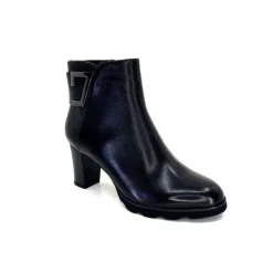 Regarde Le Ciel Patricia F23 Delice Cuir Noir*Femme Bottines