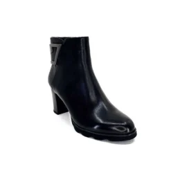 Regarde Le Ciel Patricia F23 Delice Cuir Noir*Femme Bottines