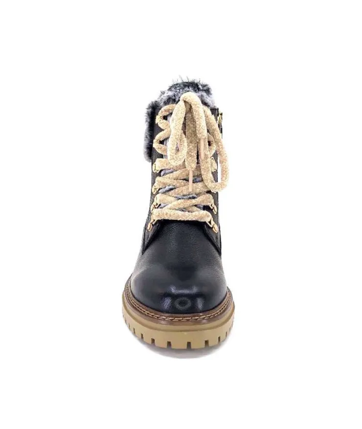 Regarde Le Ciel Rafal 02 Cuir Noir*Femme Bottines
