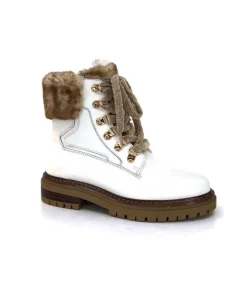 Regarde Le Ciel Rafal02 Cuir Blanc*Femme Bottines