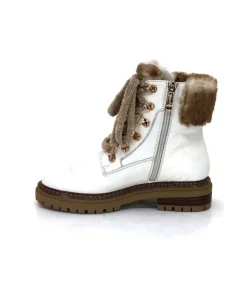 Regarde Le Ciel Rafal02 Cuir Blanc*Femme Bottines