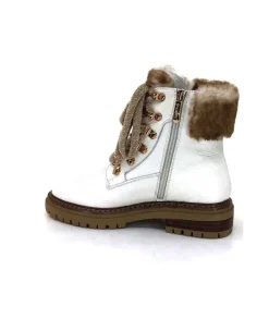 Regarde Le Ciel Rafal02 Cuir Blanc*Femme Bottines