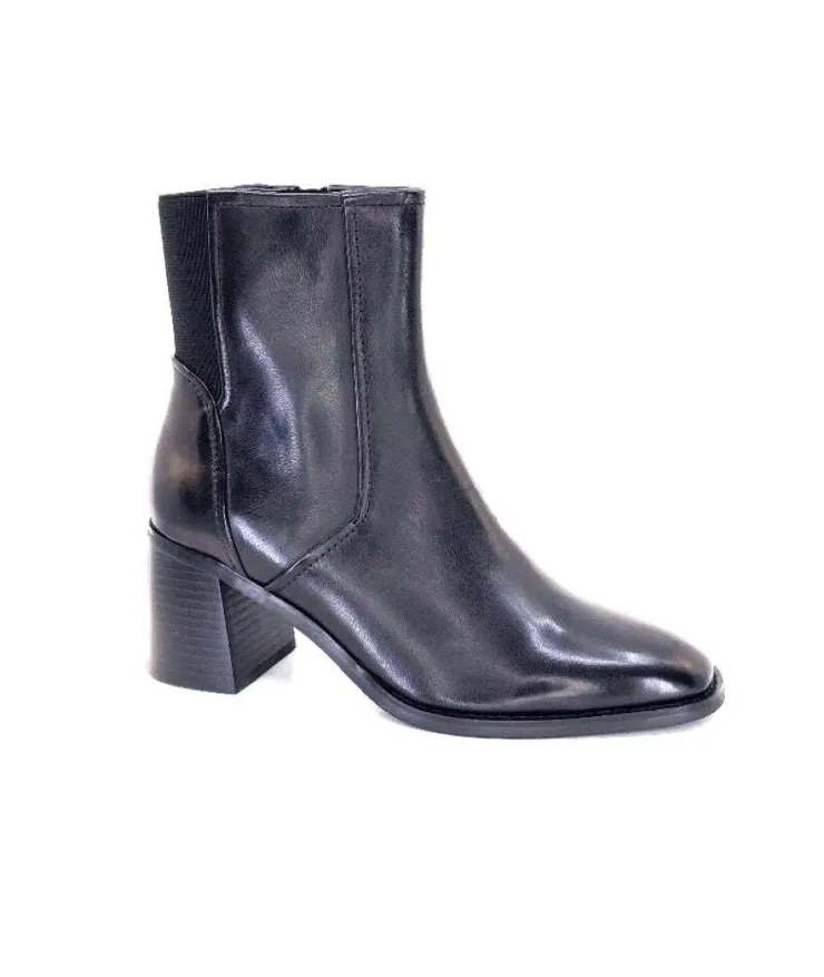 Regarde Le Ciel Sisko 01 Cuir Noir*Femme Bottines