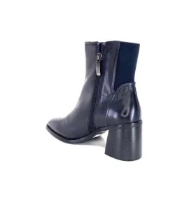 Regarde Le Ciel Sisko 01 Cuir Marine Fonce*Femme Bottines