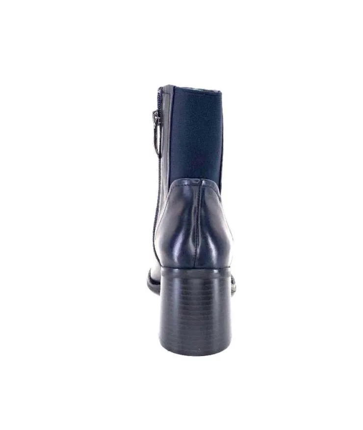 Regarde Le Ciel Sisko 01 Cuir Marine Fonce*Femme Bottines