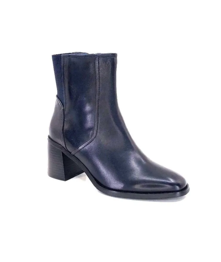 Regarde Le Ciel Sisko 01 Cuir Marine Fonce*Femme Bottines