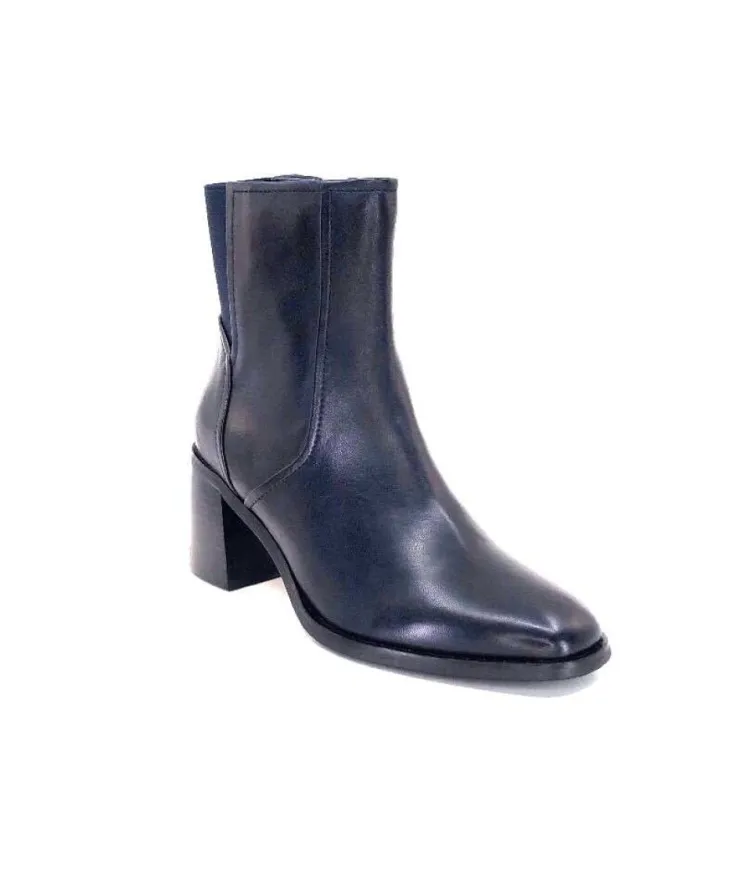 Regarde Le Ciel Sisko 01 Cuir Marine Fonce*Femme Bottines