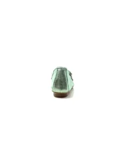 Requin Reqins Hartega Cuir Vert D'Eau*Femme Mocassins