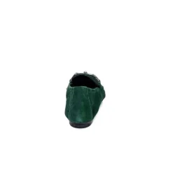 Requin Reqins Hinder Daim Vert Sapin*Femme Mocassins