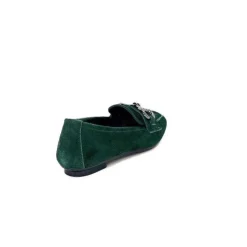 Requin Reqins Hinder Daim Vert Sapin*Femme Mocassins