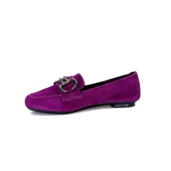 Requin Reqins Hinder Daim Violet*Femme Mocassins